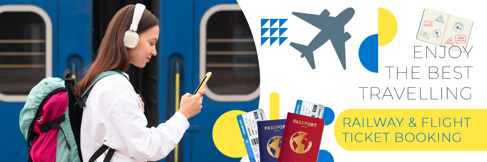 Flight & Train ticket booking