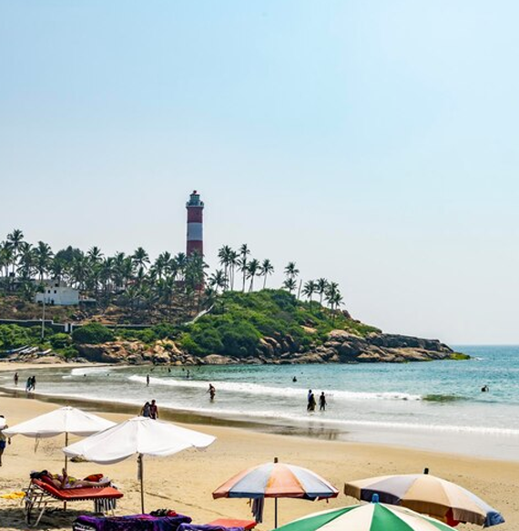 Ranquil Beaches Of Kovalam