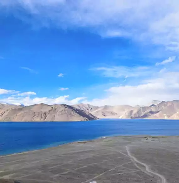 Pangong Lake In Leh Ladakh India